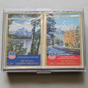 Union Pacific Railroad Collectible Vintage Advertising Playing Cards ~ Sealed